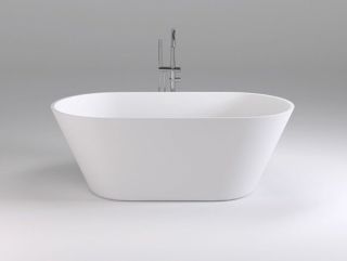 Ванна из искусственного камня AquaStone Малибу 179x81см белый