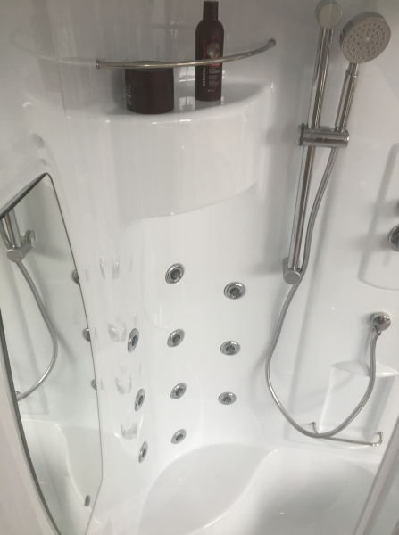 Душевая кабина Royal Bath NRW стекло прозрачное 90x90см RB90NRW-T-CH