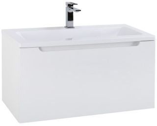 Тумба под раковину BelBagno Etna-M 80см Bianco Lucido ETNA-M-800/380-1C-SO-BL