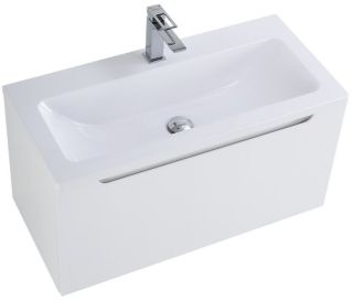 Тумба под раковину BelBagno Etna-M 80см Bianco Lucido ETNA-M-800/380-1C-SO-BL