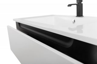 Тумба под раковину Cezares Движение (Slider) SLIDER-1000-1C-SO-BO 100 см белый матовый