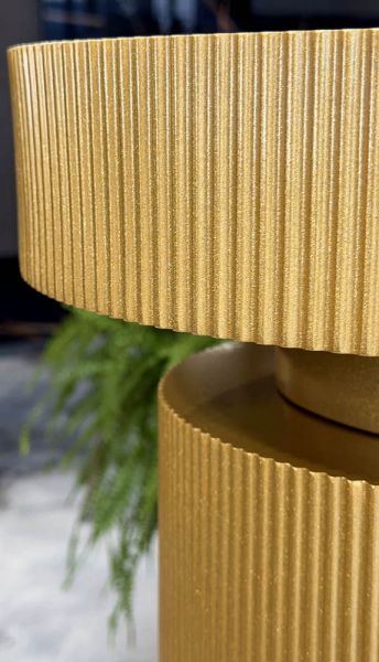 Накладная раковина с пьедесталом золото Armadi Art Sole Corian 801-R-G+801-Base-R-G золото