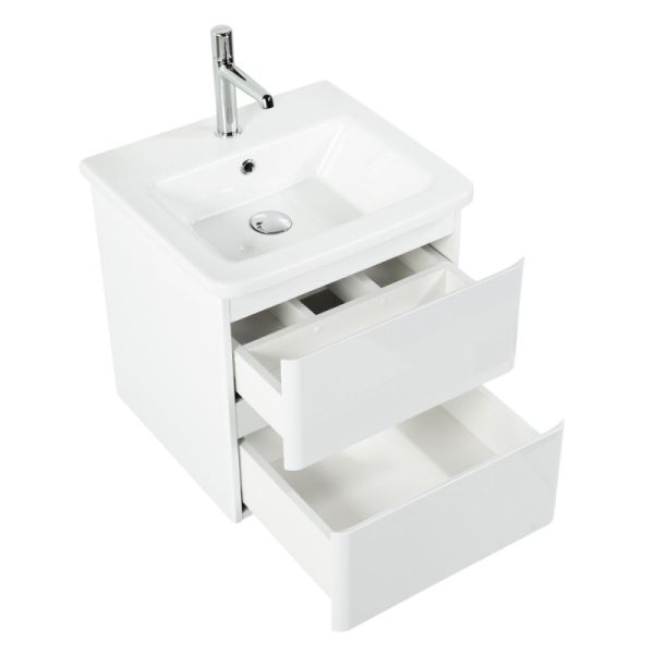 Belbagno ALBANO-CER-500-2C-SO-BL тумба под раковину белая