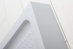 Душевой акриловый поддон 80см, белый BelBagno TRAY-BB-R-80-550-15-W