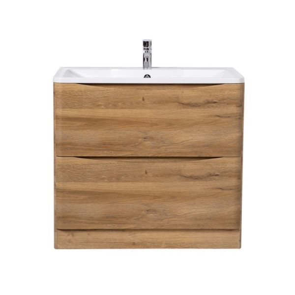 Тумба под раковину BelBagno напольная 100x85см Rovere Rustico ACQUA-1000-2C-PIA-RR