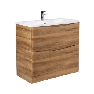 Тумба под раковину BelBagno напольная 90x85см Bianco Lucido ACQUA-900-2C-PIA-BL