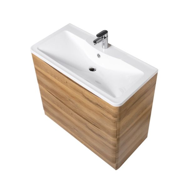 Тумба под раковину BelBagno напольная 80x85см Bianco Lucido ACQUA-800-2C-PIA-BL