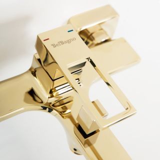 Смеситель для ванны BelBagno Luсe золото LUC-VAS-ORO Смеситель для ванны BelBagno Luсe золото LUC-VAS-ORO