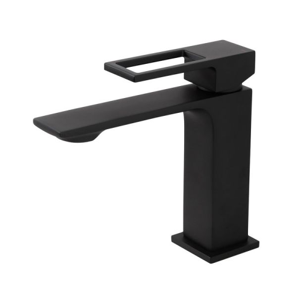 Смеситель для раковины BelBagno Luсe чёрный матовый LUC-LVM-NERO Смеситель для раковины BelBagno Luсe чёрный матовый LUC-LVM-NERO
