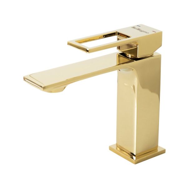 Смеситель для раковины BelBagno Luсe золото LUC-LVM-ORO