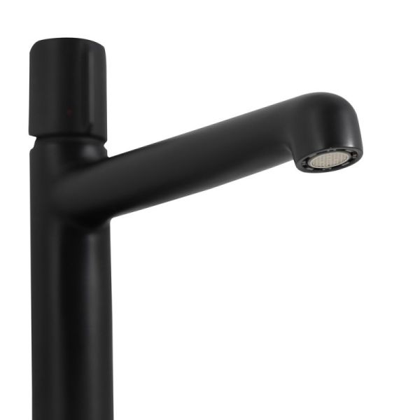 Смеситель для накладной раковины BelBagno Uno чёрный матовый UNO-LMC-NERO-W0