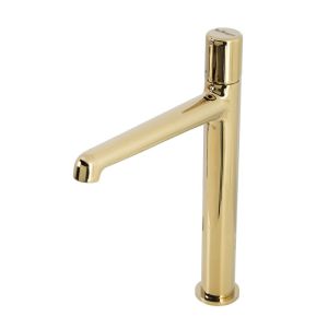 Смеситель для накладной раковины BelBagno Uno золото UNO-LMC-ORO-W0