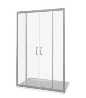 Душевое ограждение Good Door Infinity WTW-TD-160-C-CH 160*185 профиль хром, стекло прозрачное