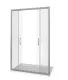 Душевое ограждение Good Door Infinity WTW-TD-160-C-CH 160*185 профиль хром, стекло прозрачное