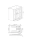 Душевое ограждение Good Door Infinity WTW-TD-160-C-CH 160*185 профиль хром, стекло прозрачное