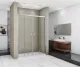 Душевое ограждение Good Door Infinity WTW-TD-160-G-CH 160*185 профиль хром, стекло grape