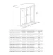 Душевое ограждение Good Door Infinity WTW-TD-160-G-CH 160*185 профиль хром, стекло grape
