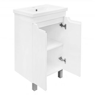 Тумба с раковиной Azario Kantri CS00097247 50 см белый глянец