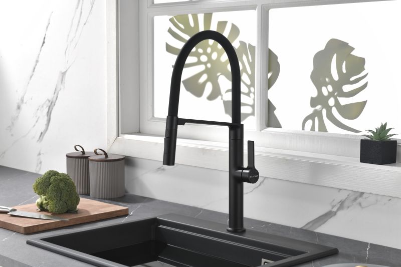 Смеситель для кухни Paulmark Barrel Ba214029-AN антрацит