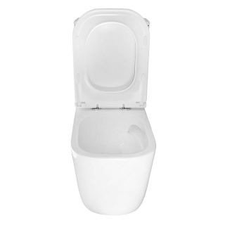 Унитаз-компакт Azario Riano AZ-1305A безободковый торнадо белый