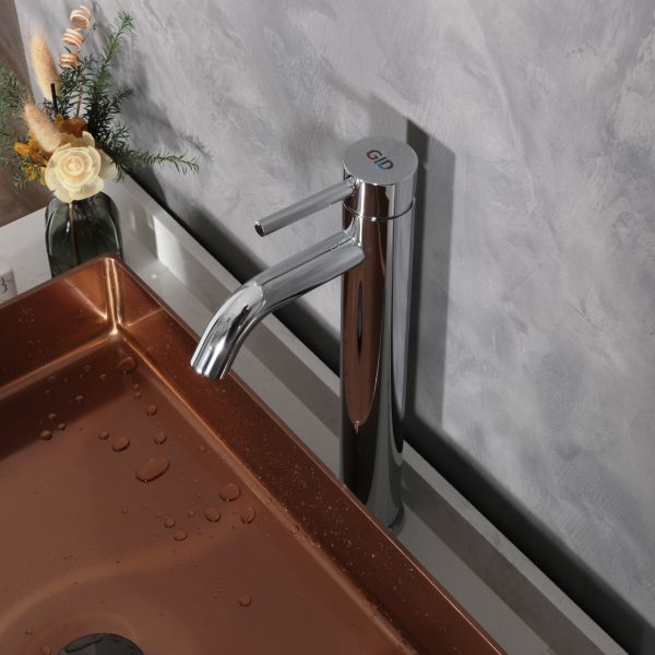 Смеситель высокий для раковины Gid Inga SS096-CH-D SS096CHD хром