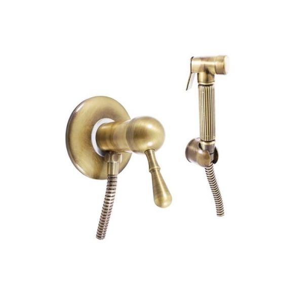 Гигиенический душ со смесителем Rav Slezak Labe L447/1SM бронза Гигиенический душ со смесителем Rav Slezak Labe L447/1SM бронза