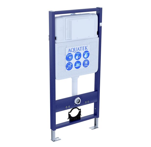 Комплект унитаза с инсталляцией Aquatek Set Aquatek Классик cm Standard INS-0000012 унитаз Классик AQ1112-00 с тонким сиденьем soft-close