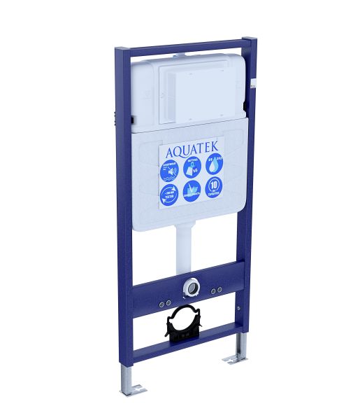 Комплект унитаза с инсталляцией Aquatek Set Aquatek Вега cmp инсталляция Aquatek 50 INS-0000012 унитаз Вега AQ1904-00 тонкое сиденье soft-close