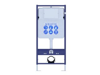 Комплект Set AQUATEK ЕВРОПА New унитаз Aquatek Европа AQ1106L-00+инсталляция Aquatek INS-0000012+звукоизоляционная прокладка+сиденье soft-close