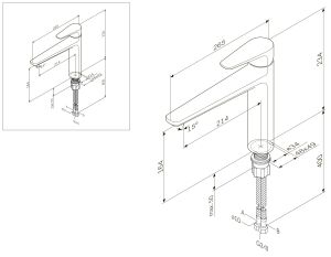 Смеситель Am.pm Inspire F5000000 для кухни