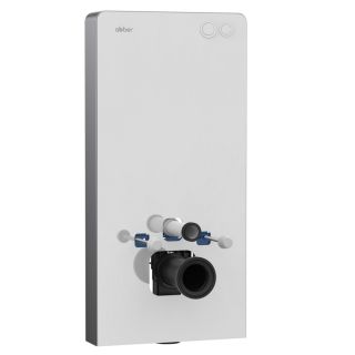 Инсталляционный модуль внешнего монтажа ABBER AC0107MW для подвесного унитаза белый