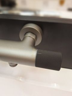 Смеситель для ванны AltroBagno Intento 0216 GrNe серый/черный Смеситель для ванны AltroBagno Intento 0216 GrNe серый/черный