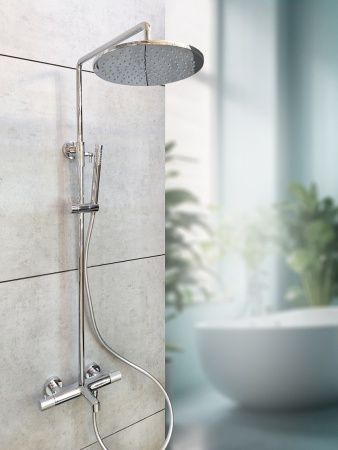 Душевая система с термостатом AltroBagno Intento 030420 Cr хром