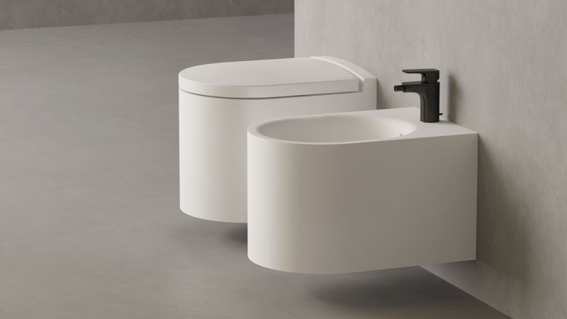 Подвесной унитаз Salini Gemelli S-Stone 240121M белый матовый Подвесной унитаз Salini Gemelli S-Stone 240121M белый матовый