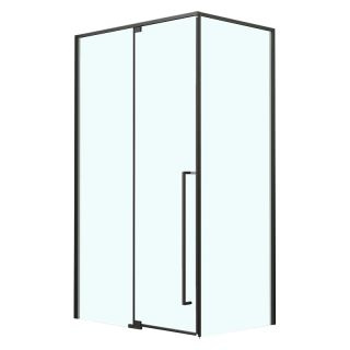 Душевой уголок Azario Male AZ-J50-90-MB-CL 90x90 см профиль чёрный матовый стекло прозрачное