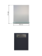 Зеркало DQ Гессен Гёте (Hessen Goethe) DQMHES5060WF с полкой 50x60 см фацет