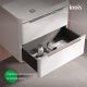 Тумба с раковиной IDDIS Клауд Икс (Cloud X) CLX10W0i95K 100 см белый