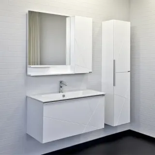 Шкаф-пенал Comforty Мерано-35 00-00010666 подвесной белый матовый