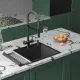 Кухонная мойка Roxenbath Snake 45 560220-45-BS графит текстурное покрытие