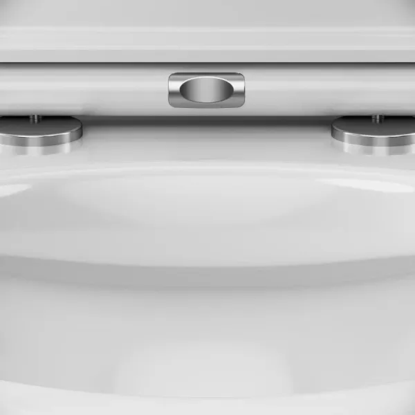Инсталляция Am.Pm с клавишей ProC L хром глянцевый и подвесным унитазом Gem FlashClean с сиденьем микролифт IS70151.901700