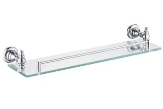 Полка стеклянная Rose RG1119 53см хром Полка стеклянная Rose RG1119 53см хром