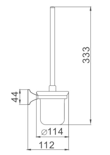 Ёршик Haiba HB8510 хром
