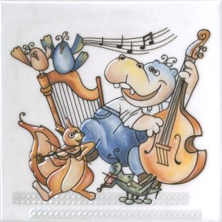 Плитка Kerama Marazzi VT\A481\5232 Декор Симфония 2 глянцевый 20x20x0,69