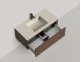 Подвесная тумба Salini Domino 27D210ON 100см шпон/гладкий фасад Onda Plus Подвесная тумба Salini Domino 27D210ON 100см шпон/гладкий фасад Onda Plus