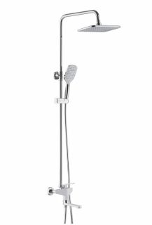 Душевая стойка Shevanik S8036F белый/хром Душевая стойка Shevanik S8036F белый/хром