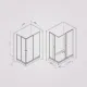 Душевой уголок AM.PM Sunny W87G-403-12090-BT  120х90 см профиль черный