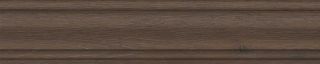 Плинтус Kerama Marazzi SG7329\BTG Тровазо коричневый тёмный матовый 39.8x8x1,55
