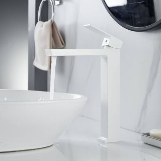 Смеситель для раковины Rose R1811C-1 белый Смеситель для раковины Rose R1811C-1 белый