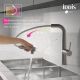 Смеситель для кухни IDDIS Пьюр (Pure) PURBNPFi05N с каналом для фильтрованной воды сталь матовая