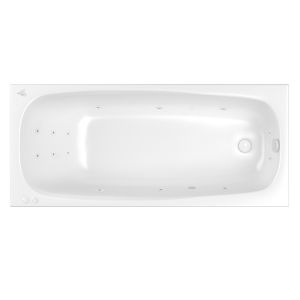 Гидромассажная ванна WHITECROSS Layla Slim 0122.180080.100.SMART.WH 180x80 см Smart белый